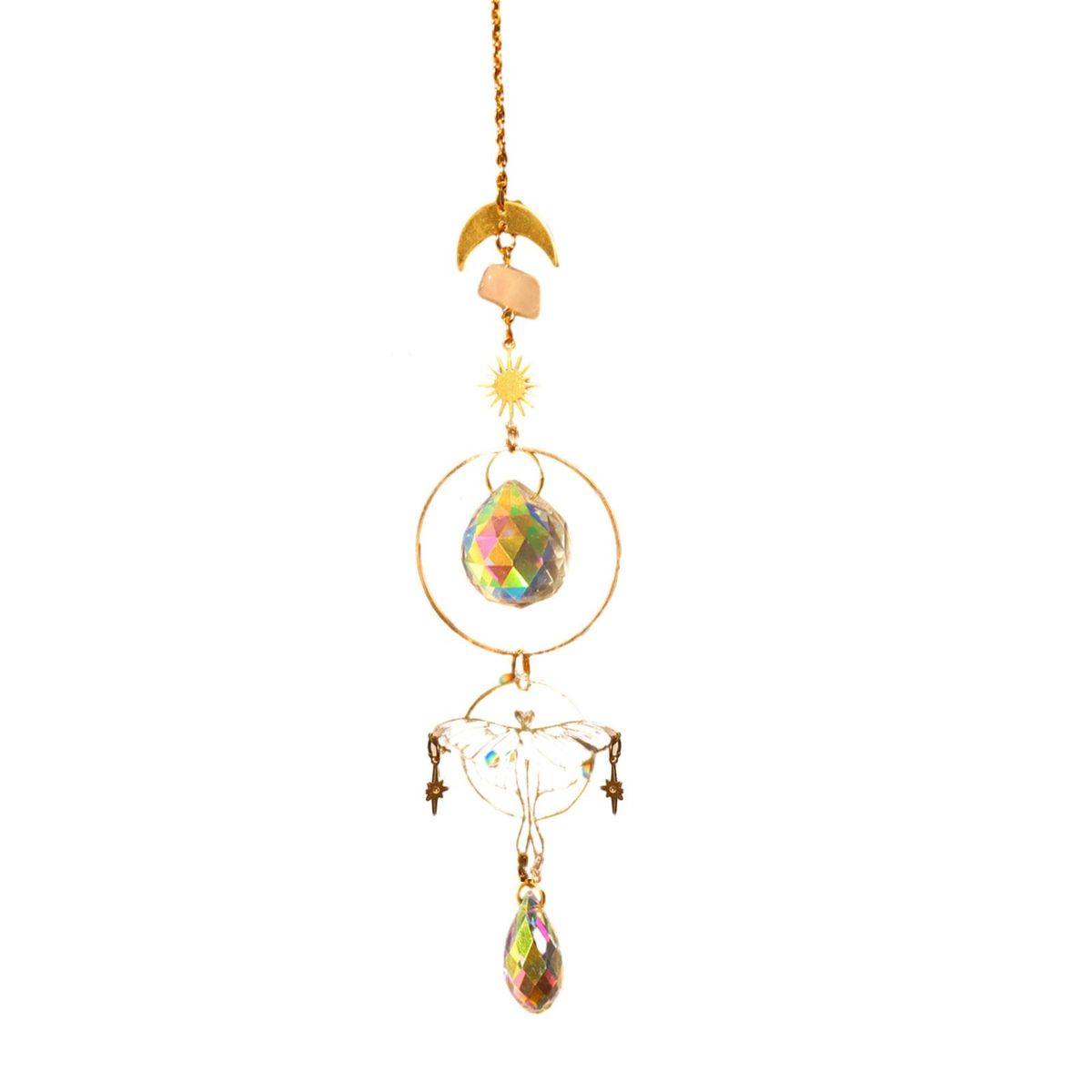 Reflective Sun Catcher Set Vibrant Window Hanging Decoration for Home C