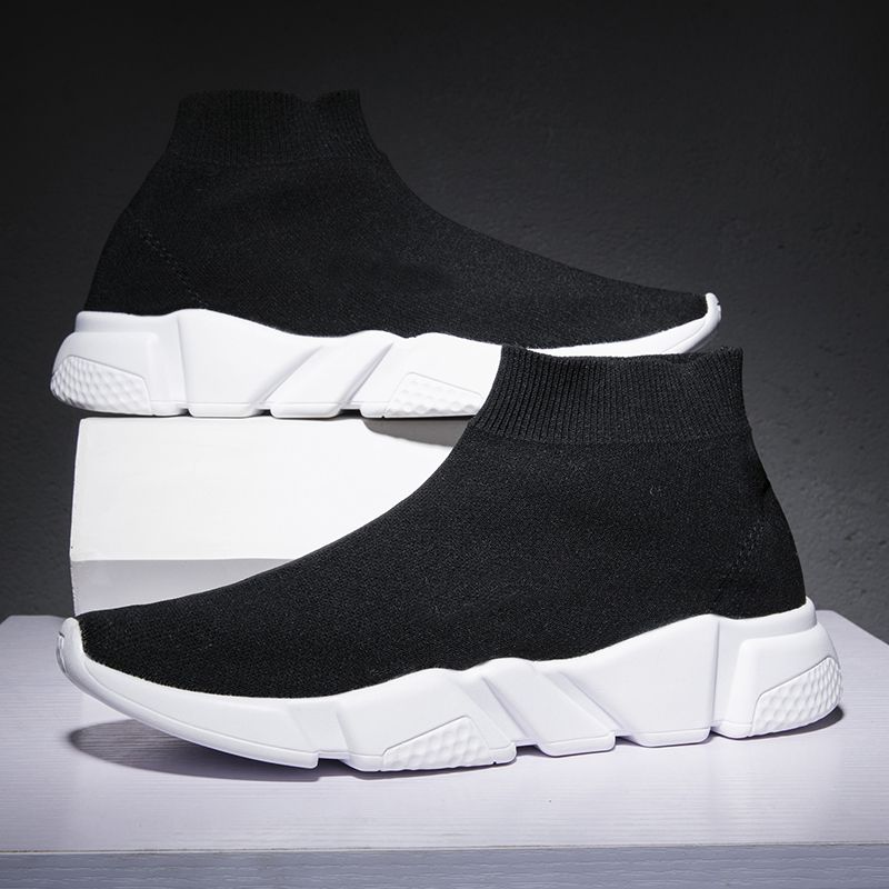 Hot Sale Ladies Sock Shoes-Black