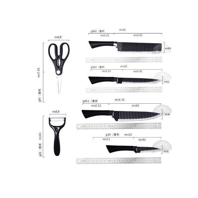 Sharp Stainless Steel Kitchen Knife Set