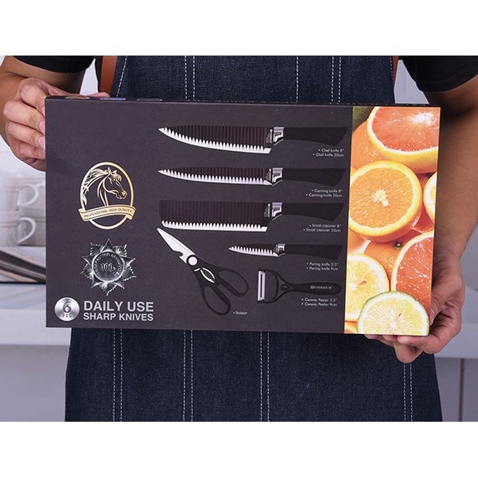 Sharp Stainless Steel Kitchen Knife Set