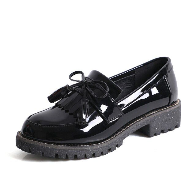 Formal Oxford Shoes For Women Work Shoes Black