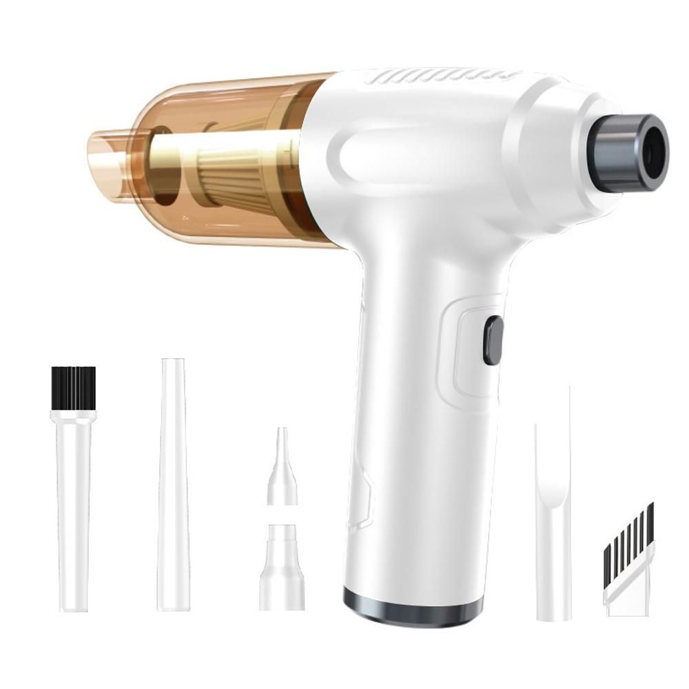 Car Cordless Vacuum Cleaner 2 in 1 Multifunctional Air Blower Handheld Dust Buster Inflator Pump Support Inflation/Suction/Blowing/Vacuum with Strong Motor for Home Office Car Cleaning