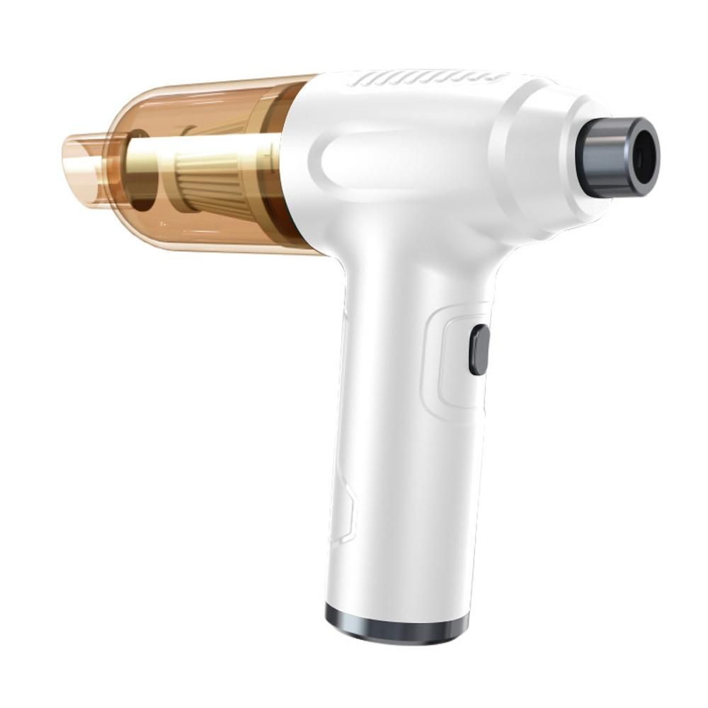 Car Cordless Vacuum Cleaner 2 in 1 Multifunctional Air Blower Handheld Dust Buster Inflator Pump Support Inflation/Suction/Blowing/Vacuum with Strong Motor for Home Office Car Cleaning
