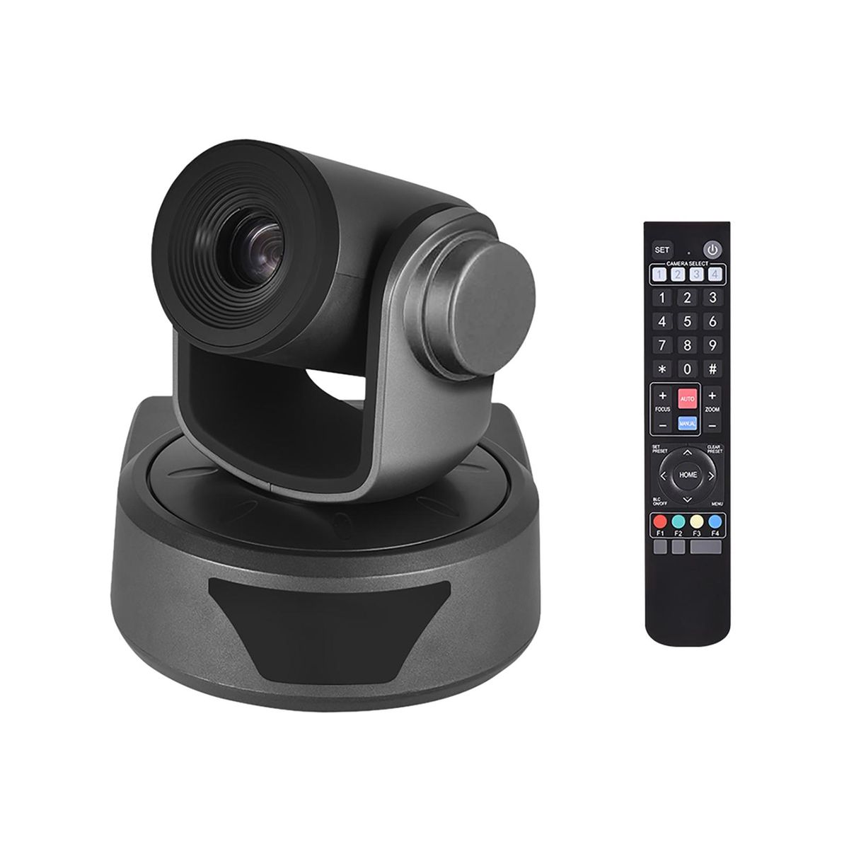 Video Conference Camera Webcam 10X Optional Zoom Full HD 1080P Cam 52 Degree Wide Viewing Auto Focus with USB2.0 Remote Control for Business Meetings Rooms Recording Training