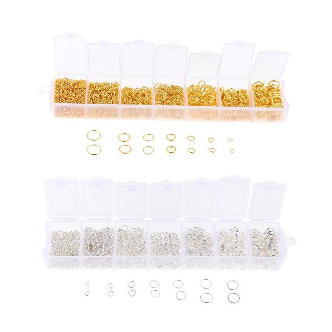 3000x Open Jump Rings Split Rings For Jewlery Making DIY Repair