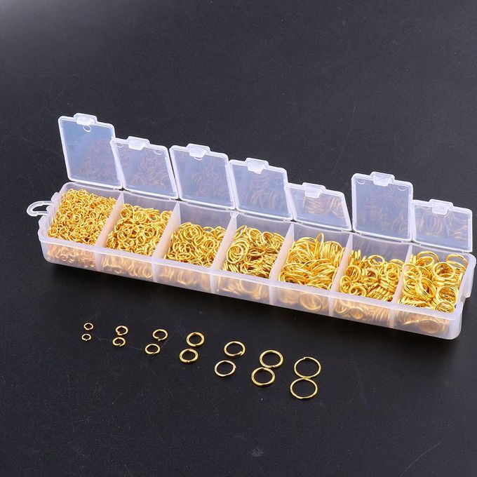 3000x Open Jump Rings Split Rings For Jewlery Making DIY Repair