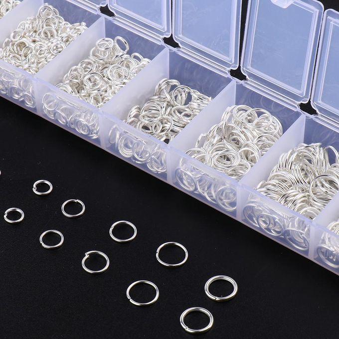 3000x Open Jump Rings Split Rings For Jewlery Making DIY Repair