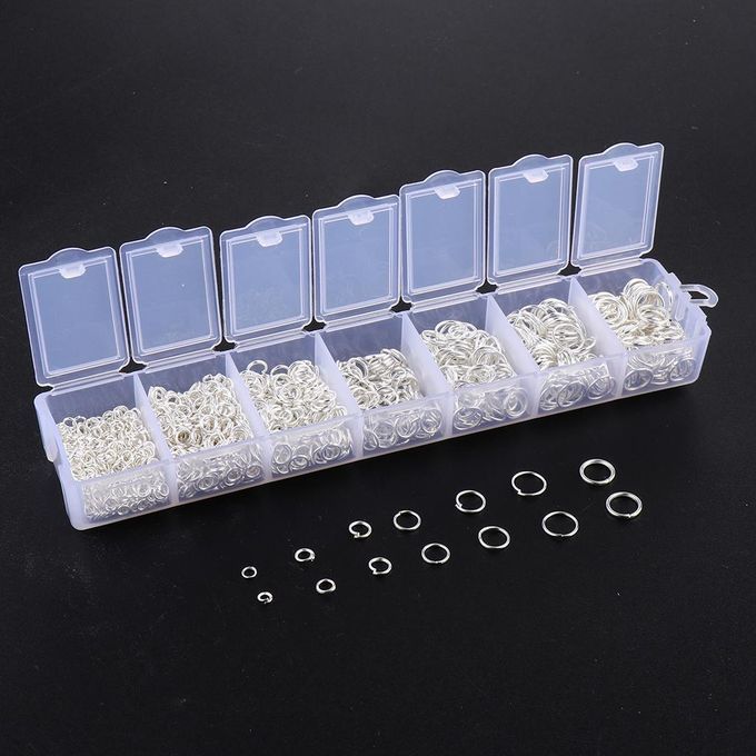 3000x Open Jump Rings Split Rings For Jewlery Making DIY Repair