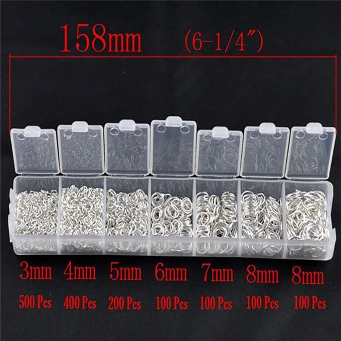 3000x Open Jump Rings Split Rings For Jewlery Making DIY Repair