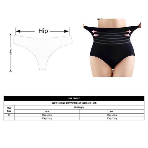 Women's High Waist Shapewear Panties-Sky Blue