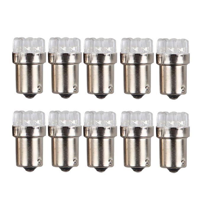 10 Pieces BA15S 1156 382 9 LED Car Tail Brake Turn Signal Light DC 12V