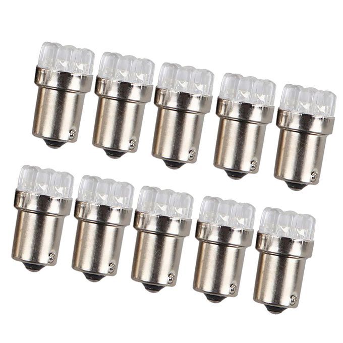 10 Pieces BA15S 1156 382 9 LED Car Tail Brake Turn Signal Light DC 12V