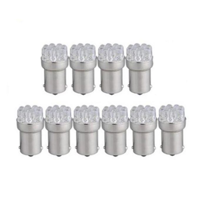 10 Pieces BA15S 1156 382 9 LED Car Tail Brake Turn Signal Light DC 12V