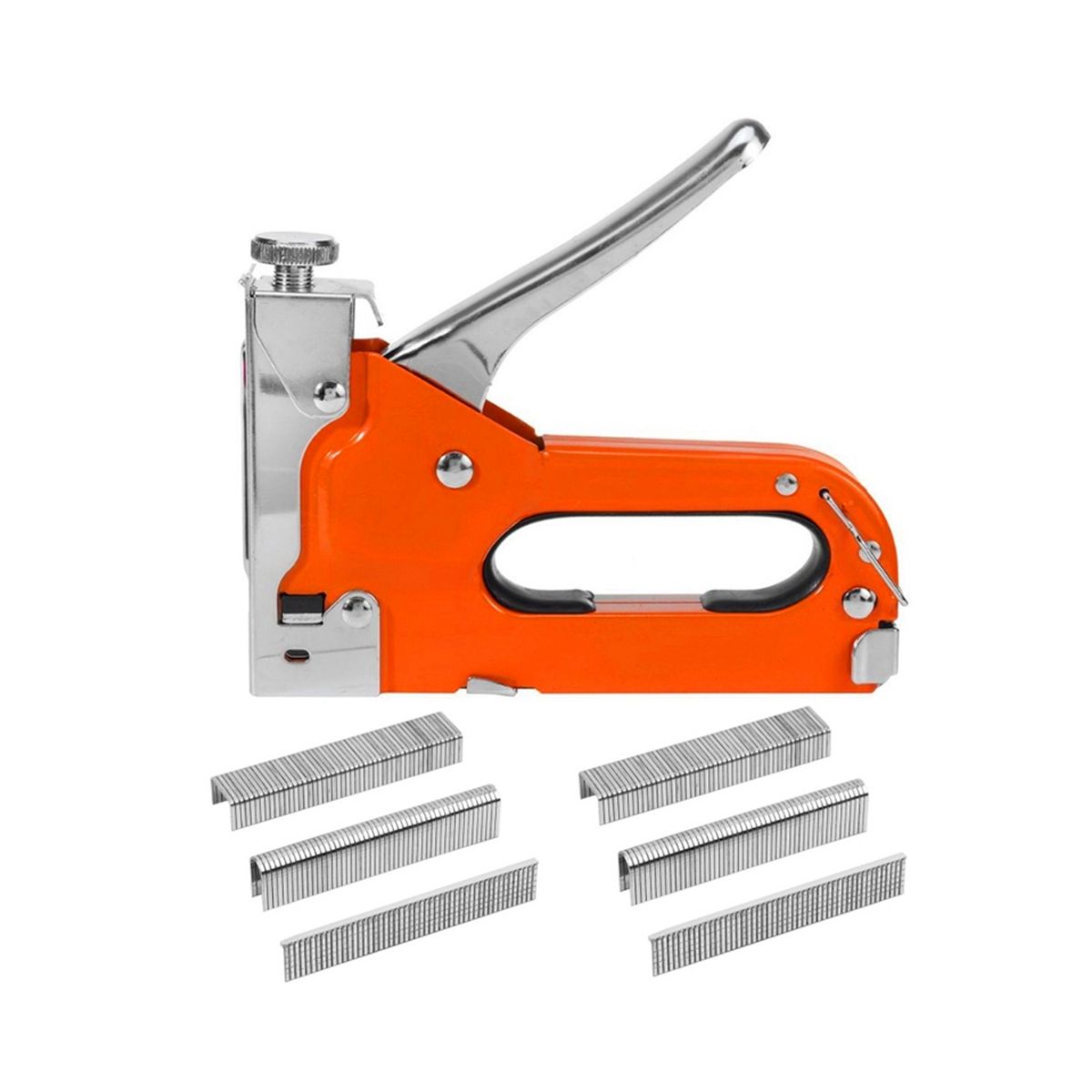 3-In-1 Stapler, with 600 Nails for Wood, Handicrafts, Carpentry, Decorative DIY