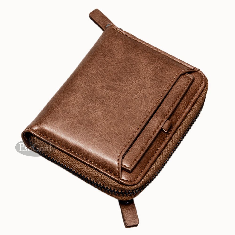EsoGoal Retro Men's Bi-Fold Pocket Wallet PU Leather Bag
