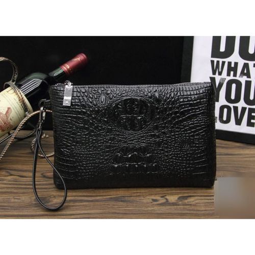 Classic Men Crocodile Body Men Envelope Bag/Big Men Wallet/Wrist Bag
