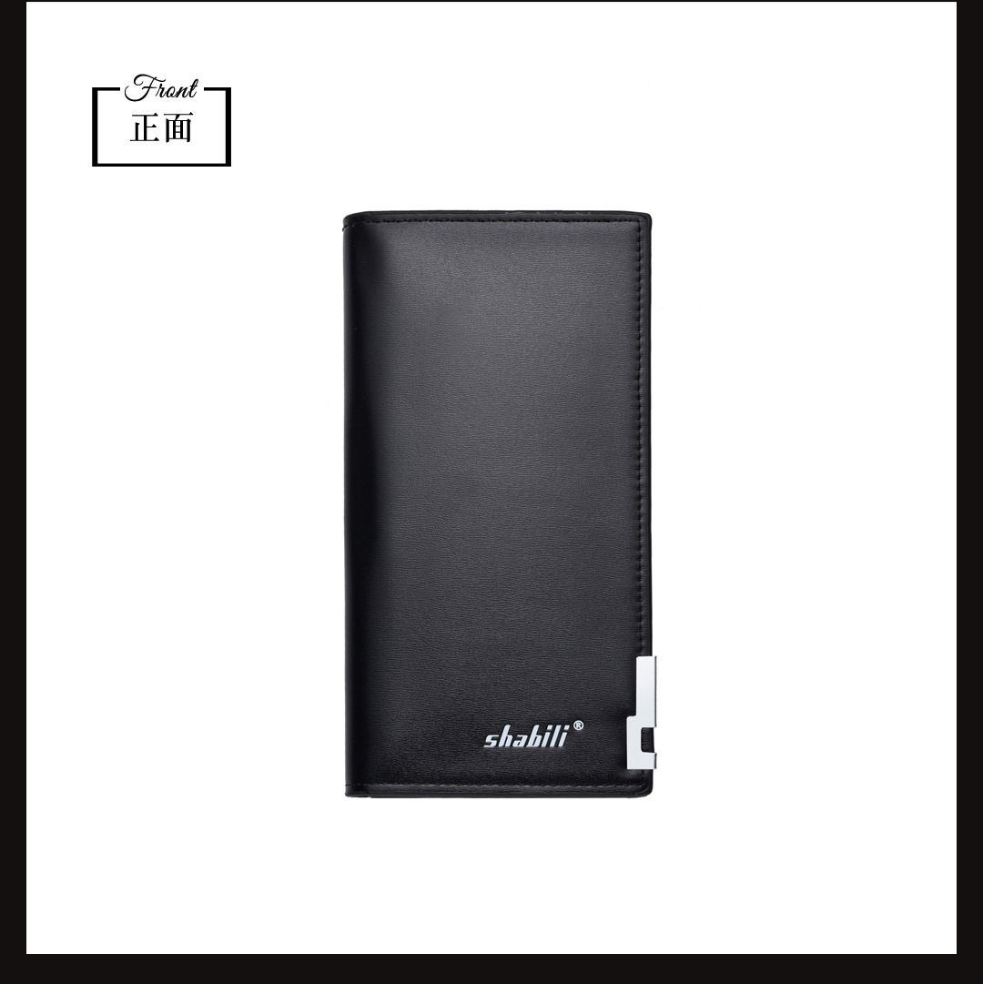 Unisex Multi-function Clutch Wallet-Black