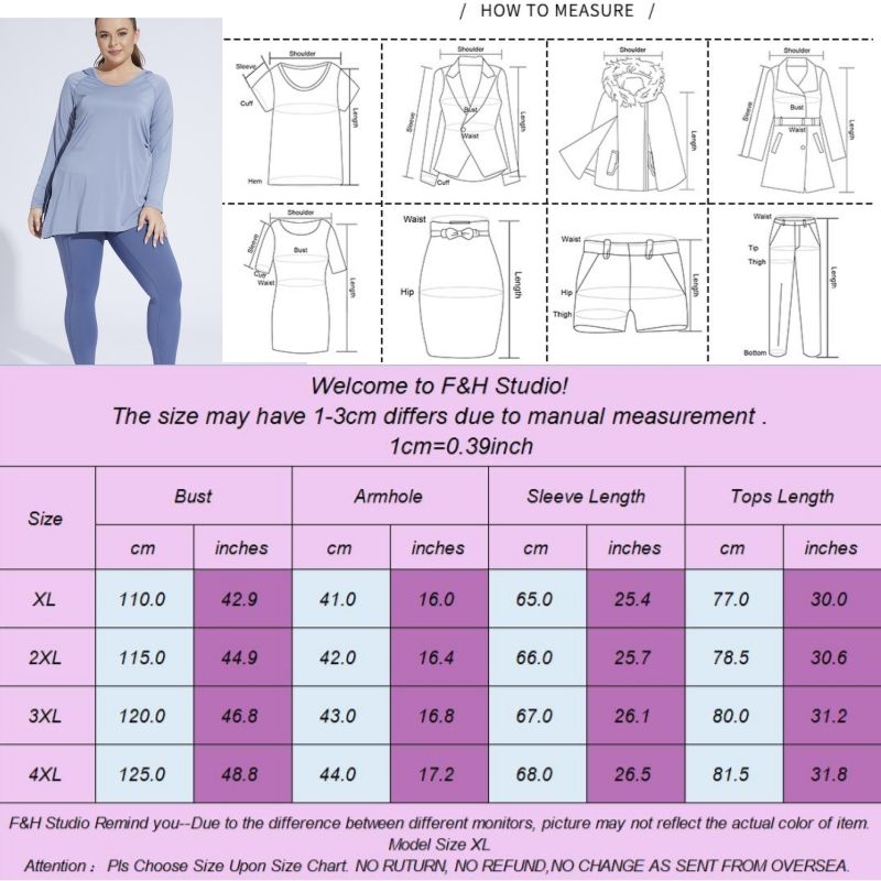 F&H 3411 XL-4XL Women Hooded Fitness Shirt Yoga Top Pink