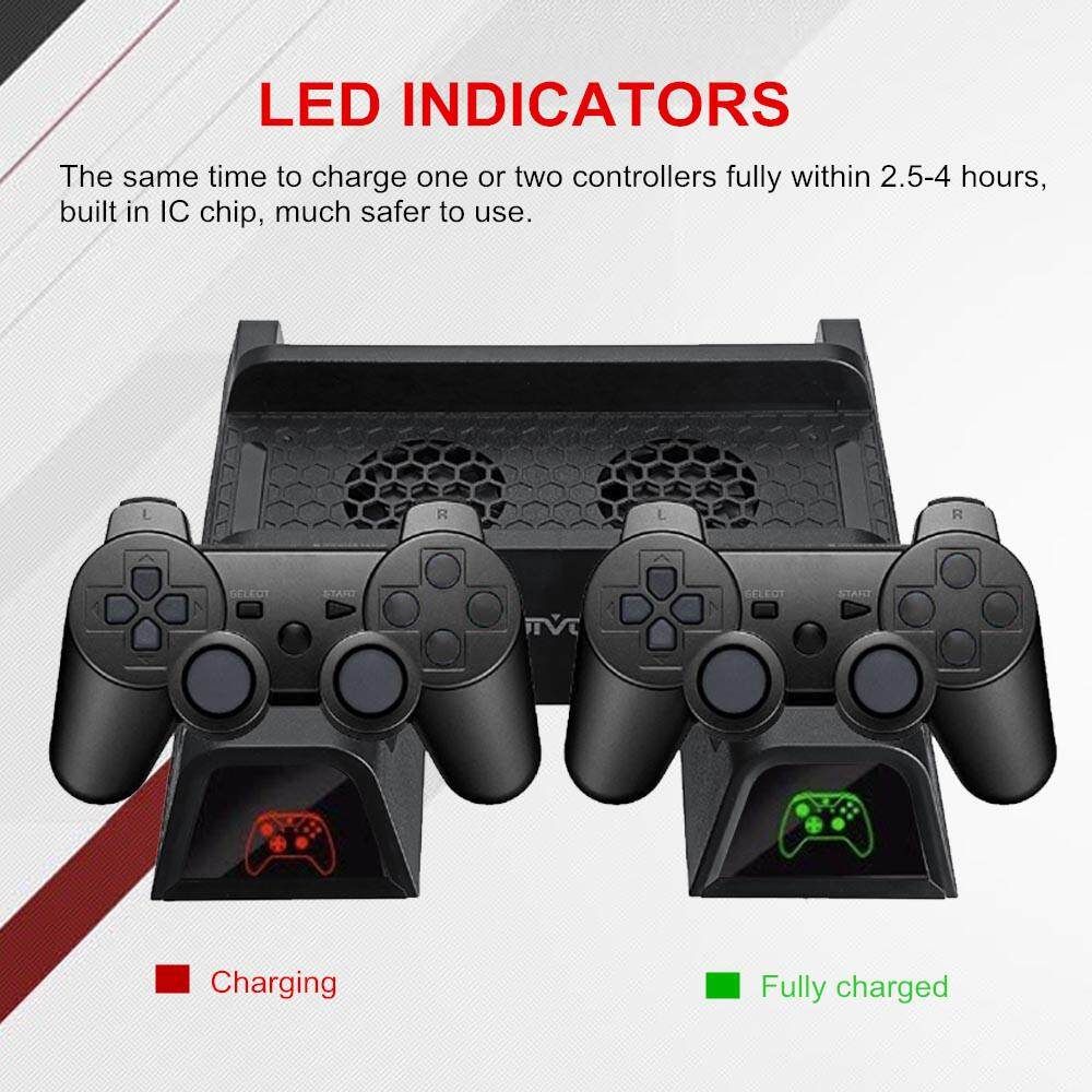 Multi-functional Cooling Stand Fan Vertical Charging CD Storage For XBOX ONE