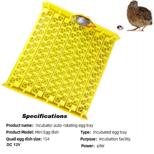 154 Eggs Diy Incubator Rotating Tray