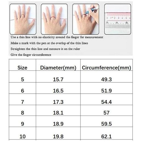 Men Rings Synthetic Diamond Fashion Jewelry