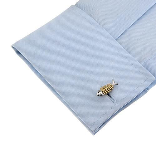 Fishbone Cufflink Mens Jewelry Gift For Man Button For Cuff Shirt 5pairs Per Lot