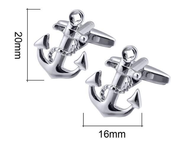 Classic Ship Anchor Cufflinks Navigation Sailor Crew Cufflinks Men's Jewelry Accessory