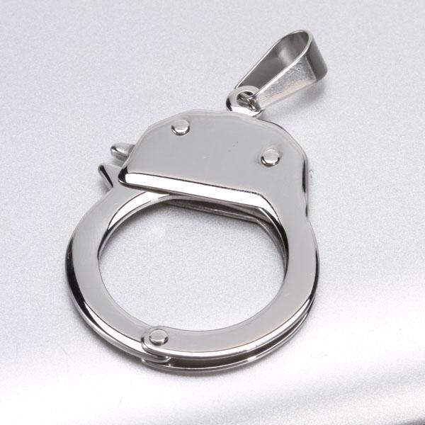 3X Men & Women's  Stainless Steel Handcuff DIY Necklace