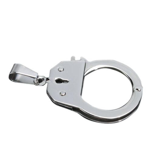 3X Men & Women's  Stainless Steel Handcuff DIY Necklace
