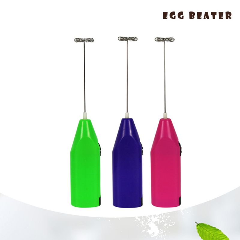 2 Pcs Hand Whisk Mixer Coffee Egg Beater Stainless