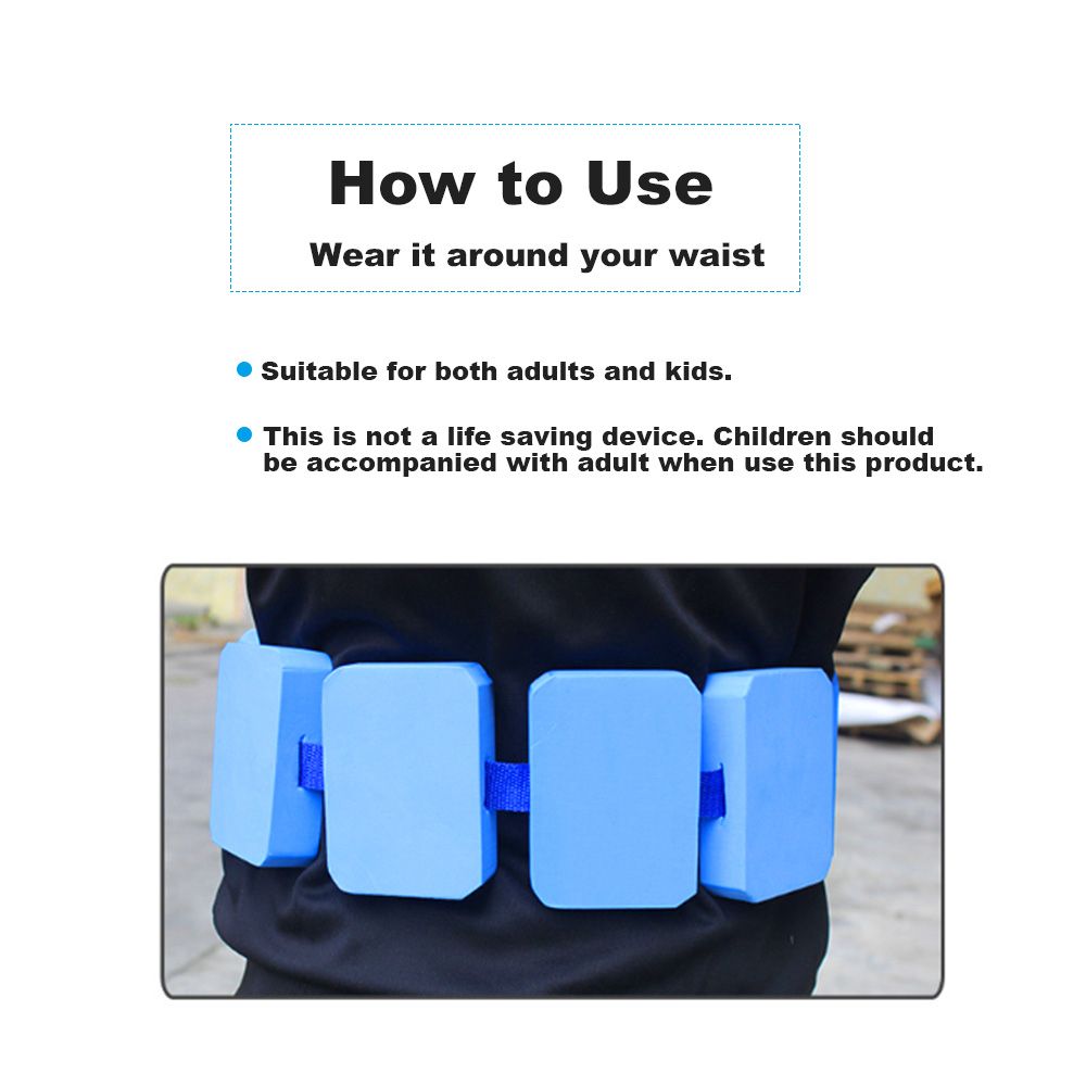 Swimming Floating Waist Belt EVA Foam Swim Belt For Kids