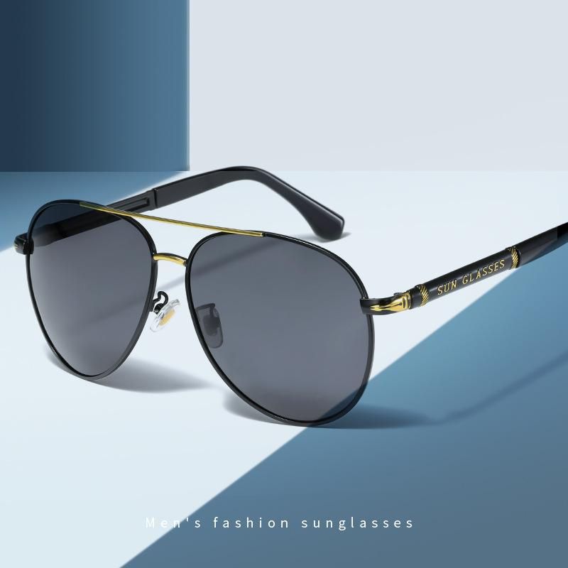 1Pc Oversized Polarized Sunglasses Outdoor Driving Glasses For Mens
