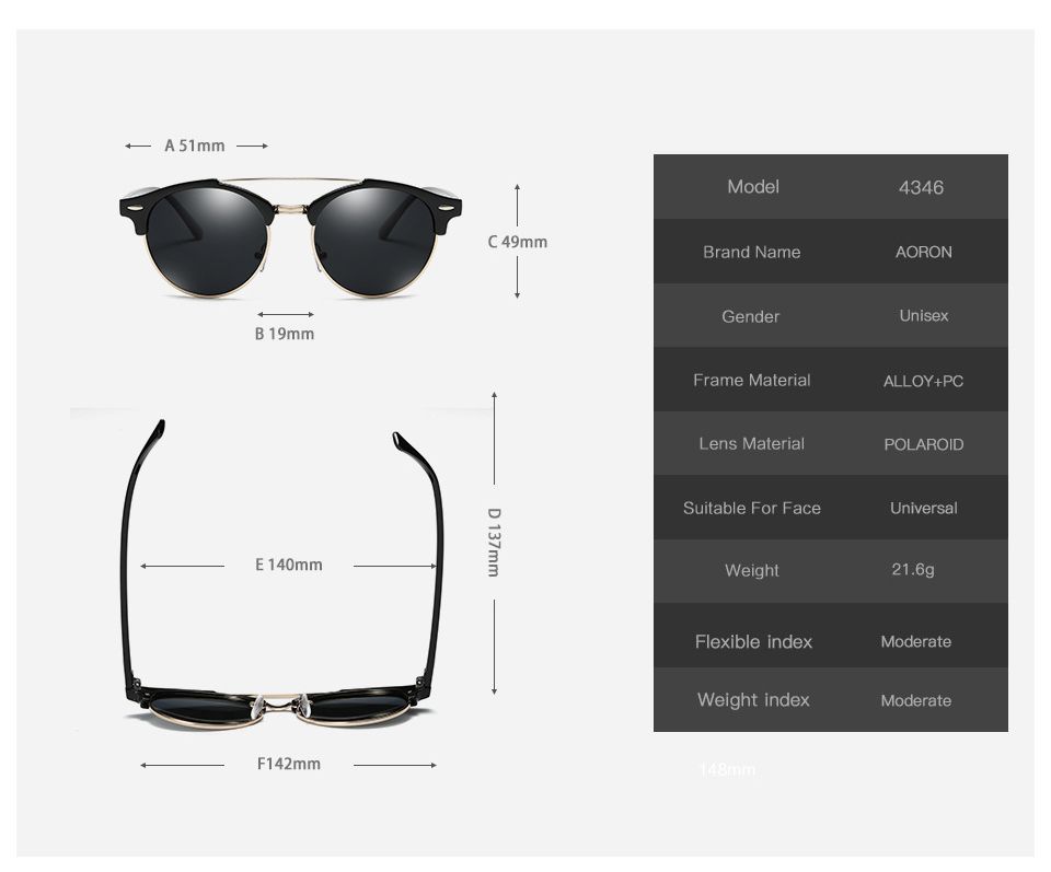 Men's And Women's Polarized Sunglasses Colorful Fashion Sunglasses
