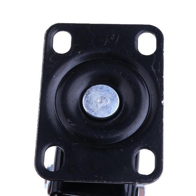 4 Pcs 15 Swivel Caster PU Wheels With Brake Lock Universal