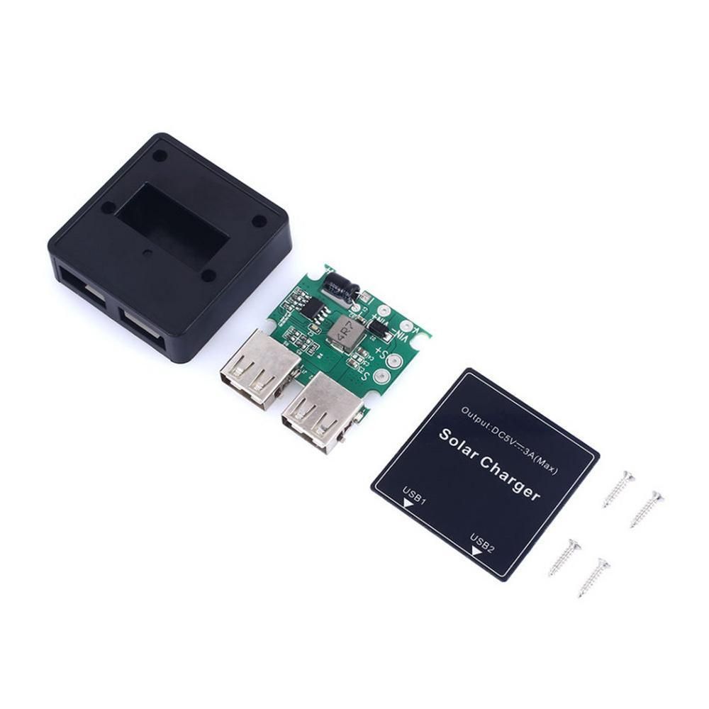 5V-20V To 5V 3A Maximum Dual USB Charger Regulator For Solar Panel Folding Cover With Battery Pack/phone Charging Power Module