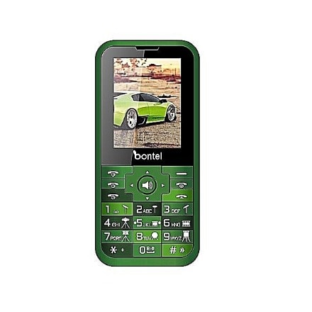 Music King Feature Phone - 15000mAh Battery - 4 Sim Card Slots - Green