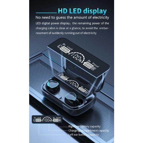 Bluetooth 5.1 Earphones Wireless Headphone - M10 - Tws