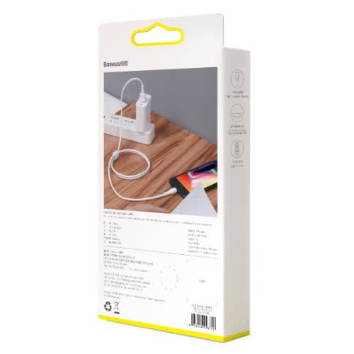 Mini Cable Usb For iPhone - 2.4a 1m - White