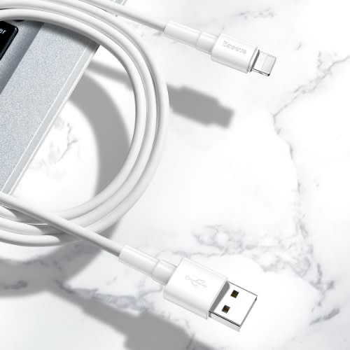 Mini Cable Usb For iPhone - 2.4a 1m - White