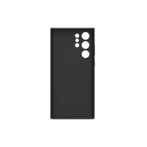 Silicone Back Cover For Samsung S22 Ultra -Black