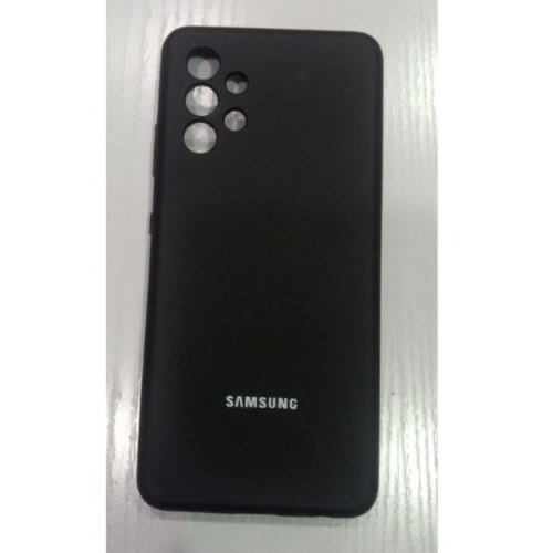 Silicone Back Case For Samsung Galaxy A32 - Black