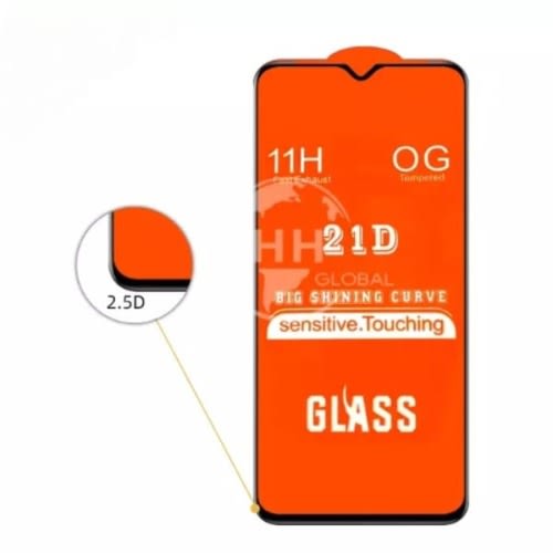 11h Tempered Glass Film Guard Screen Protector Full Glue For Oppo A12
