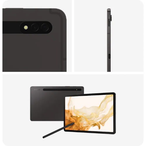 Galaxy Tab S8 - 5G - 11.0" - 128GB ROM - 8GB RAM - Nano SIM - 8000mAh - Graphite