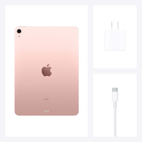 iPad Air (4th Gen) - 10.9" - 64GB ROM - Wi-Fi + Cellular - 5G LTE - Single Nano SIM - Rose Gold