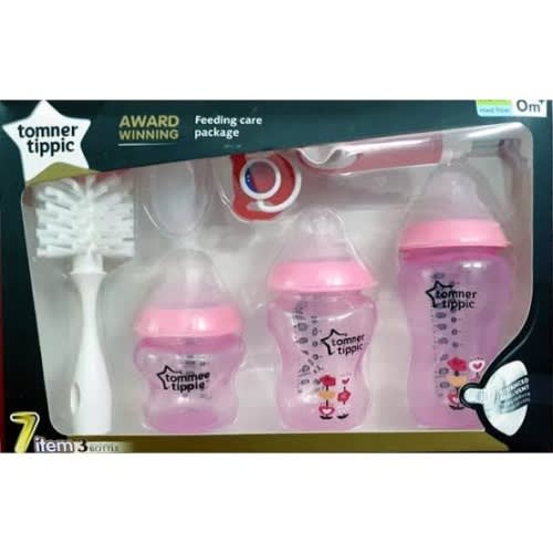 Baby Feeding Bottle Set - Pink