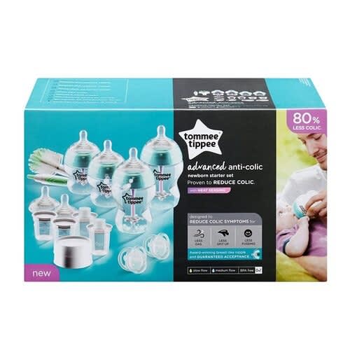 Advanced Anti Colic Newborn Bottle Feeding Starter Set