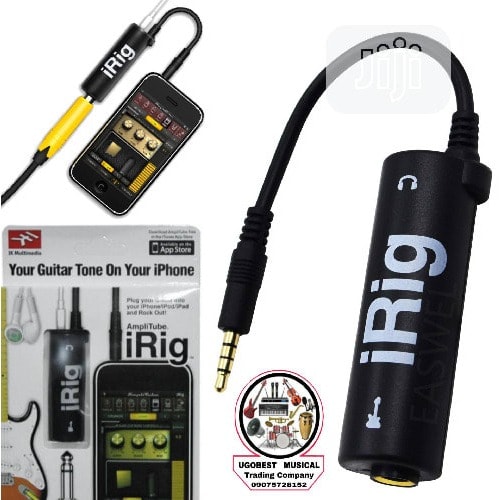 Irig Guitar Adapter Interface Ampli For iPhone & iPad