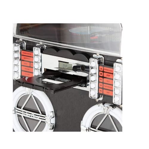 Jukebox With Bluetooth/Wi-Fi Function And CD Player Turntable - Black