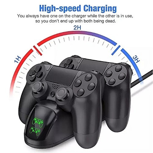 Ps4 Controller Usb Fast Charging Station Dock