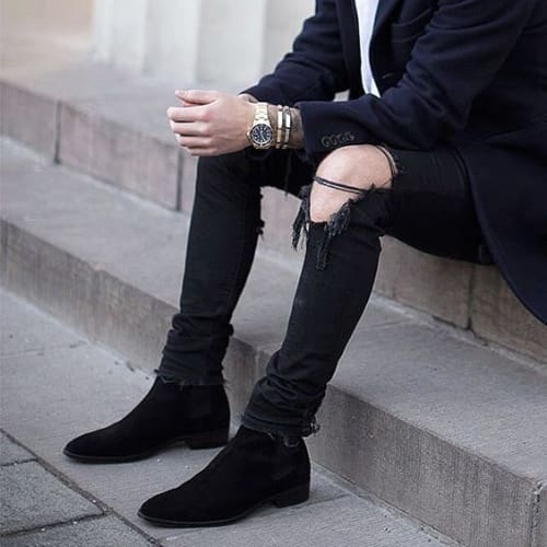 Men's Chelsea Boots - Black